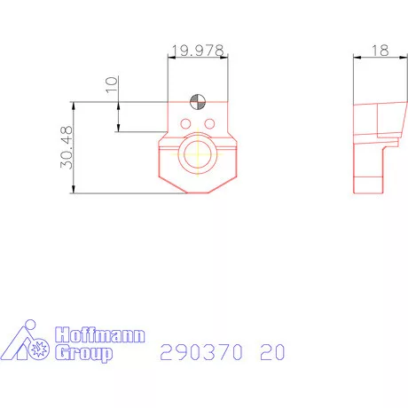 Garant Horony forgácsoló betét letörés nélkül P9 20 mm