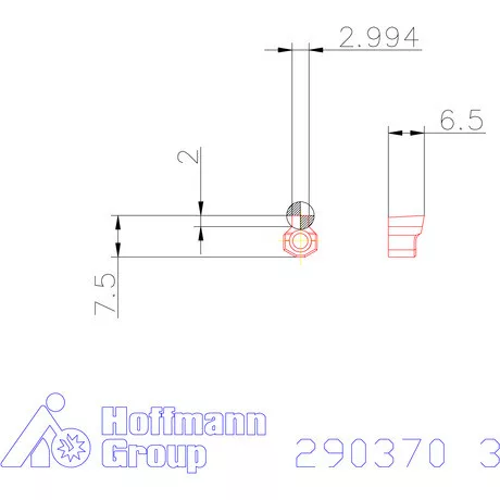 Garant Horony forgácsoló betét letörés nélkül P9 3 mm