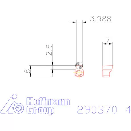 Garant Horony forgácsoló betét letörés nélkül P9 4 mm
