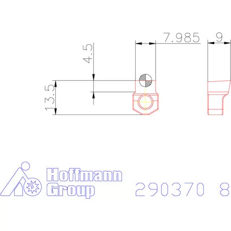 Garant Horony forgácsoló betét letörés nélkül P9 8 mm