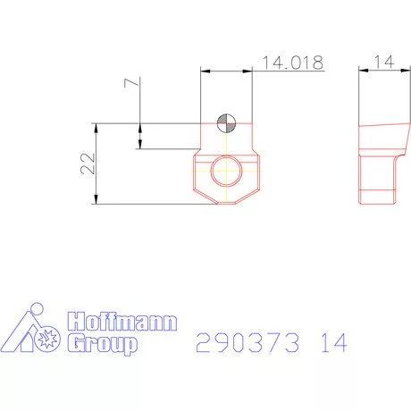 Garant Horony forgácsoló betét letörés nélkül H7 14 mm