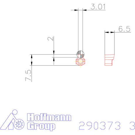 Garant Horony forgácsoló betét letörés nélkül H7 3 mm