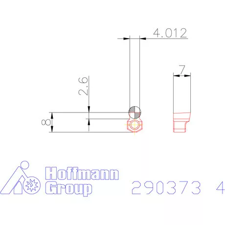 Garant Horony forgácsoló betét letörés nélkül H7 4 mm