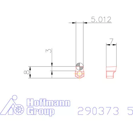Garant Horony forgácsoló betét letörés nélkül H7 5 mm