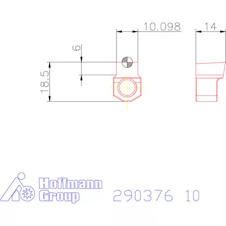 Garant Horony forgácsoló betét letörés nélkül D10 10 mm