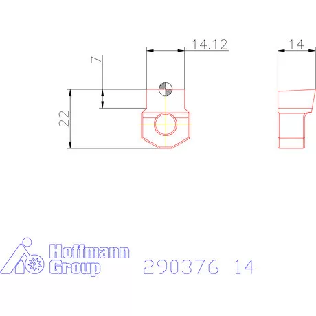 Garant Horony forgácsoló betét letörés nélkül D10 14 mm