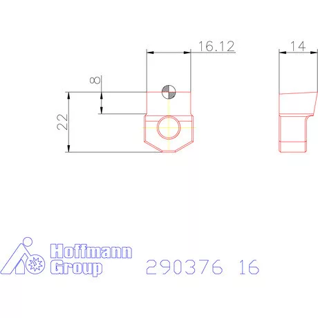 Garant Horony forgácsoló betét letörés nélkül D10 16 mm