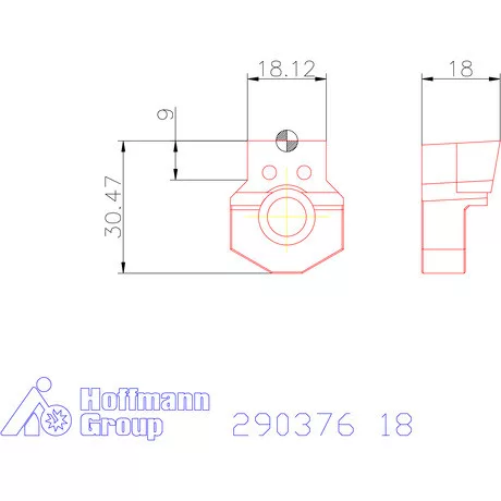 Garant Horony forgácsoló betét letörés nélkül D10 18 mm