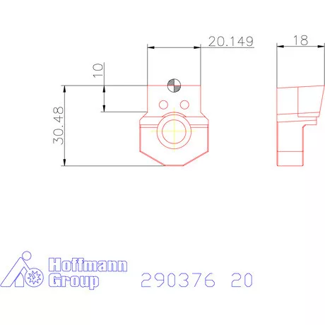 Garant Horony forgácsoló betét letörés nélkül D10 20 mm