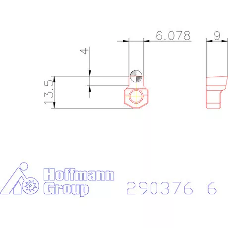 Garant Horony forgácsoló betét letörés nélkül D10 6 mm