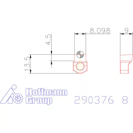 Garant Horony forgácsoló betét letörés nélkül D10 8 mm