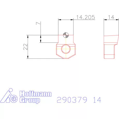 Garant Horony forgácsoló betét letörés nélkül C11 14 mm