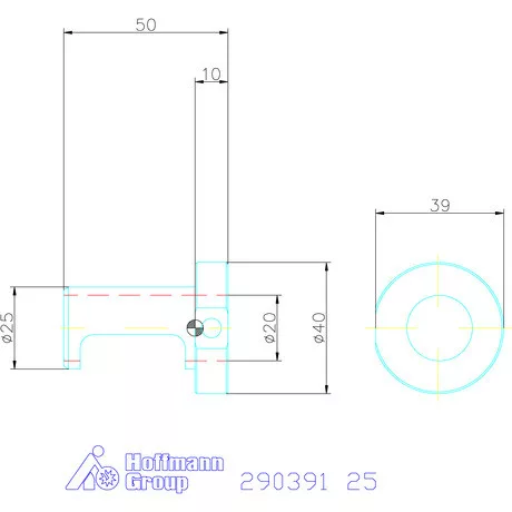 Garant Excenteres csap 25 mm