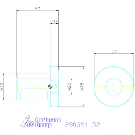 Garant Excenteres csap 32 mm