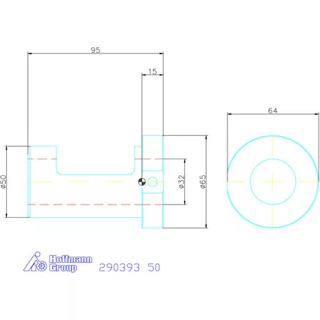 Garant Excenteres csap 50 mm