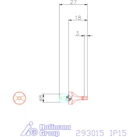 Garant Belső Torx Plus profil üregelő betét ⌀ d = 8 mm IP15 mm