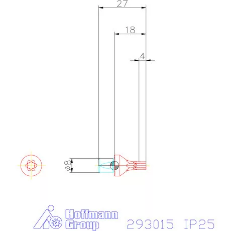 Garant Belső Torx Plus profil üregelő betét ⌀ d = 8 mm IP25 mm