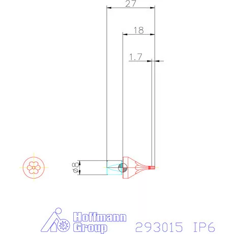 Garant Belső Torx Plus profil üregelő betét ⌀ d = 8 mm IP6 mm
