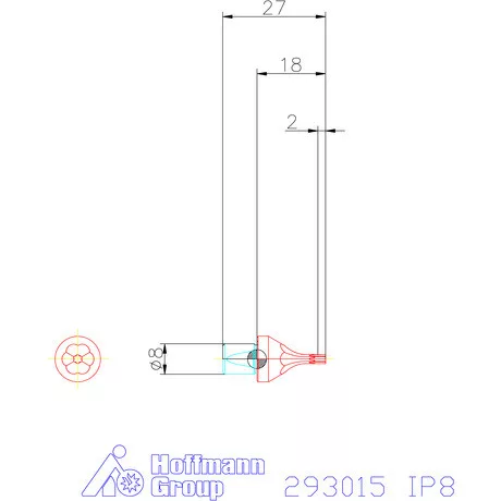 Garant Belső Torx Plus profil üregelő betét ⌀ d = 8 mm IP8 mm