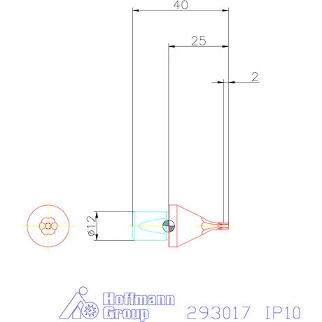 Garant Belső Torx Plus profil üregelő betét ⌀ d = 12 mm IP10 mm