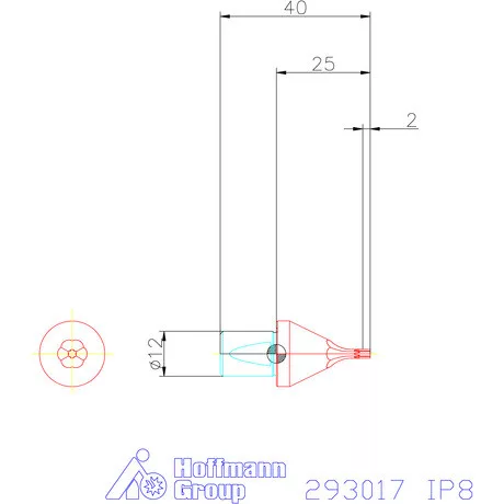 Garant Belső Torx Plus profil üregelő betét ⌀ d = 12 mm IP8 mm