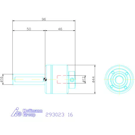 Garant Profil üregelő tartó, metrikus ⌀ d = 12 mm 16 mm