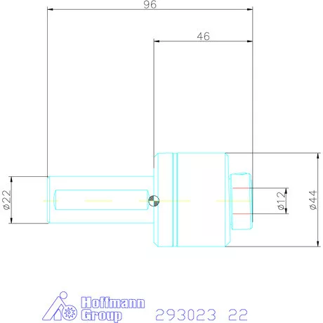 Garant Profil üregelő tartó, metrikus ⌀ d = 12 mm 22 mm