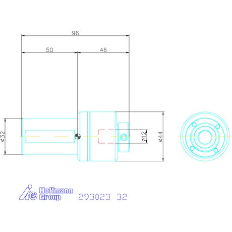 Garant Profil üregelő tartó, metrikus ⌀ d = 12 mm 32 mm