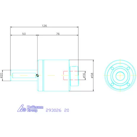 Garant Profil üregelő tartó, metrikus ⌀ d = 16 mm 20 mm