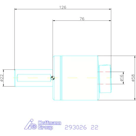 Garant Profil üregelő tartó, metrikus ⌀ d = 16 mm 22 mm