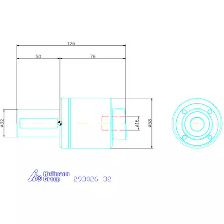 Garant Profil üregelő tartó, metrikus ⌀ d = 16 mm 32 mm