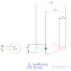 Belső hatszög profil üregelő betét, metrikus ⌀ d = 16 mm 6 mm