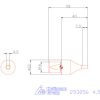 Garant Belső négyszög profil üregelő betét, metrikus ⌀ d = 16 mm 4,5 mm