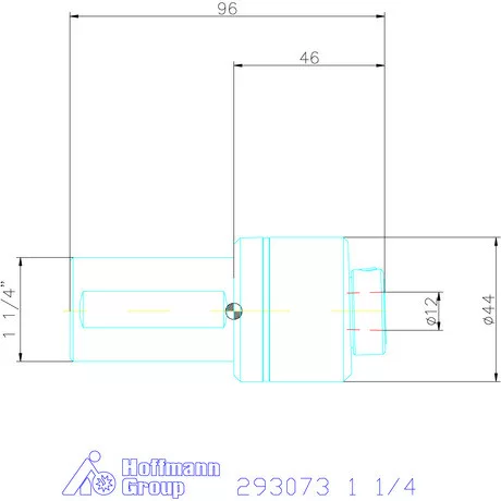 Garant Profil üregelő tartó, col ⌀ d = 12 mm 1.1/4"