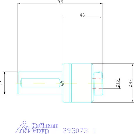 Garant Profil üregelő tartó, col ⌀ d = 12 mm 1"