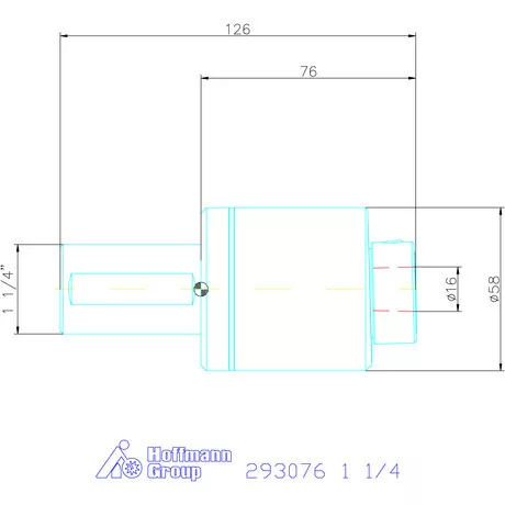 Garant Profil üregelő tartó, col ⌀ d = 16 mm 1.1/4"