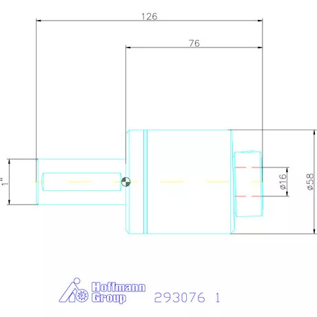 Garant Profil üregelő tartó, col ⌀ d = 16 mm 1"
