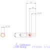 Garant Belső hatszög profil üregelő betét, col ⌀ d = 8 mm 5/16"