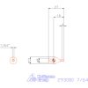 Garant Belső hatszög profil üregelő betét, col ⌀ d = 8 mm 7/64"