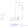 Garant Belső hatszög profil üregelő betét, col ⌀ d = 12 mm 1/8"