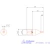 Garant Belső hatszög profil üregelő betét, col ⌀ d = 16 mm 3/16"