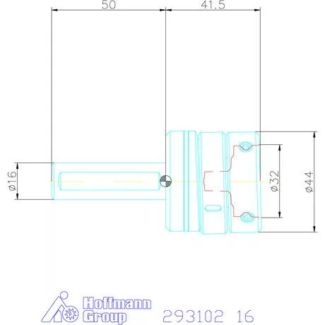 Garant Profil üregelő tartó ⌀ d = 32 mm 16 mm