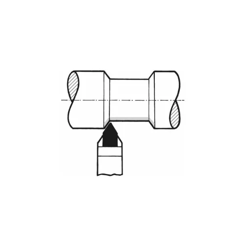 Holex Esztergakés, hegyes, egyenes, Semleges, hasonló, mint a DIN 4955 12 mm