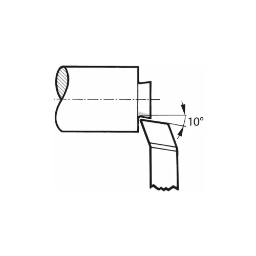 Holex Sarokesztergakés, hajlított Jobbos, hasonló, mint a DIN 4965 16 mm