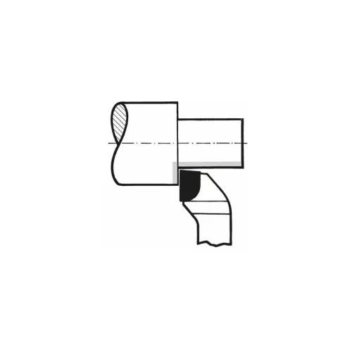 Holex Oldalélű esztergakés Jobbos, hasonló, mint a DIN 4960 12 mm