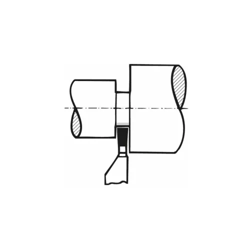 Holex Beszúró esztergakés balos, hasonló, mint a DIN 4981 (ISO 7) 20 mm