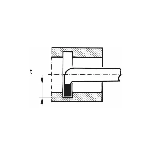 Holex Furatbeszúrókés Jobbos, hasonló, mint a DIN 4963 8 mm
