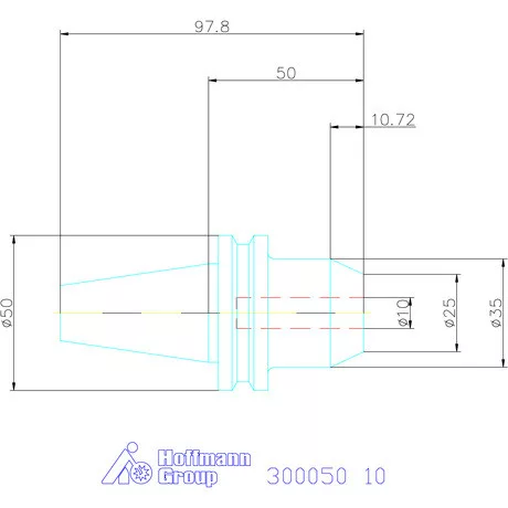 Holex Weldon befogó, Forma AD 10 mm