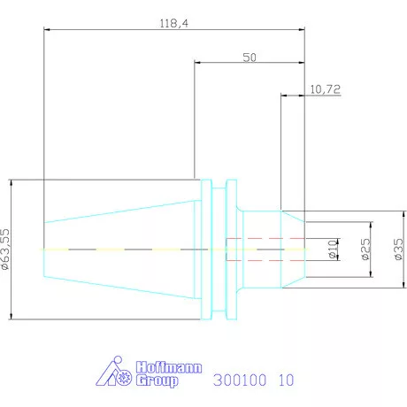 Garant Weldon befogó, Forma ADB 10 mm