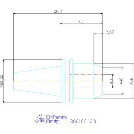 Garant Weldon befogó, Forma ADB 20 mm
